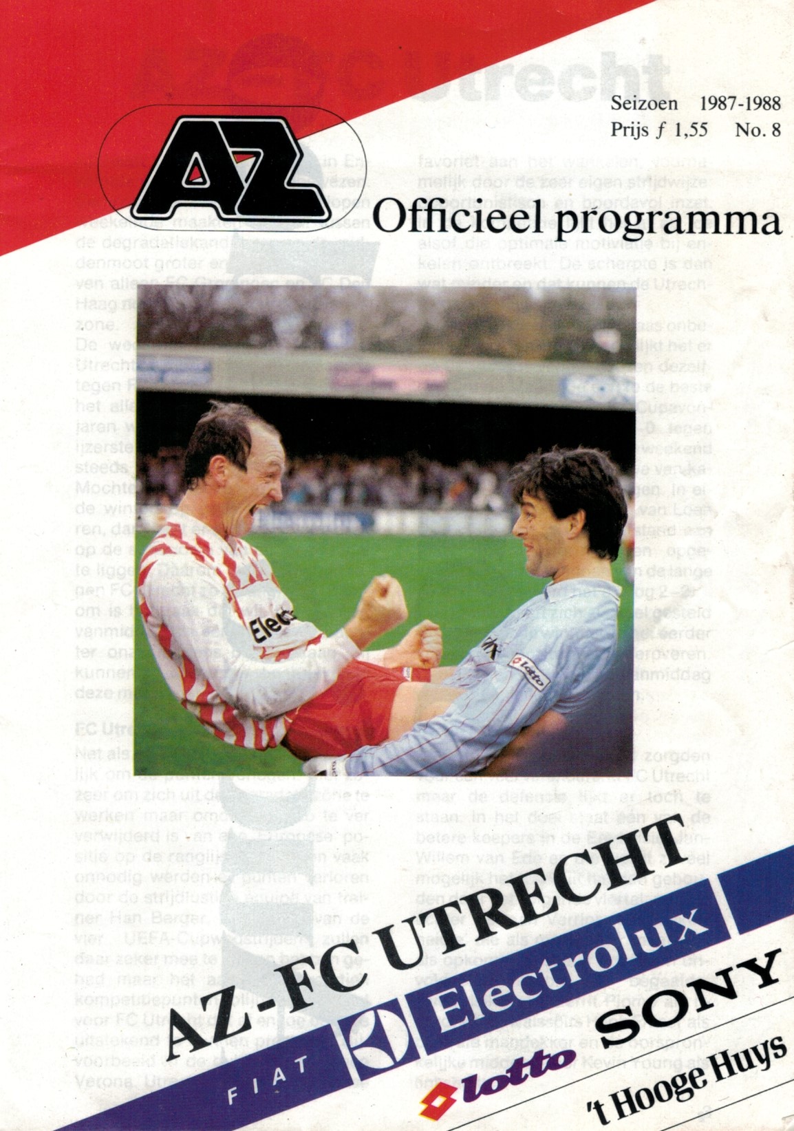 AZ Programma 29-nov-1987 Utrecht thuis